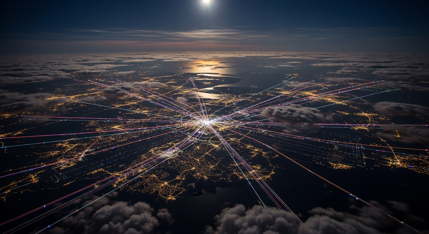 Live Air Traffic Over the Middle East