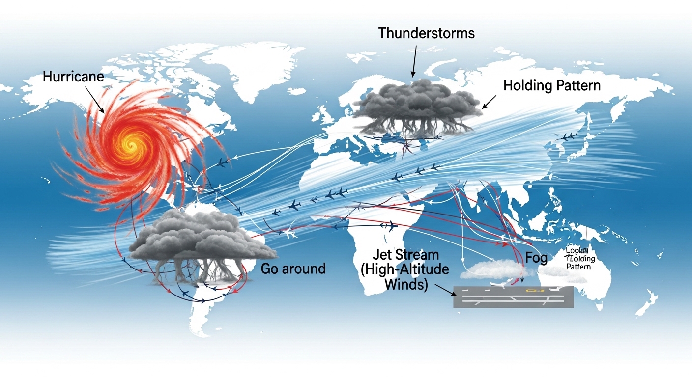 How Weather Affects Flight Paths