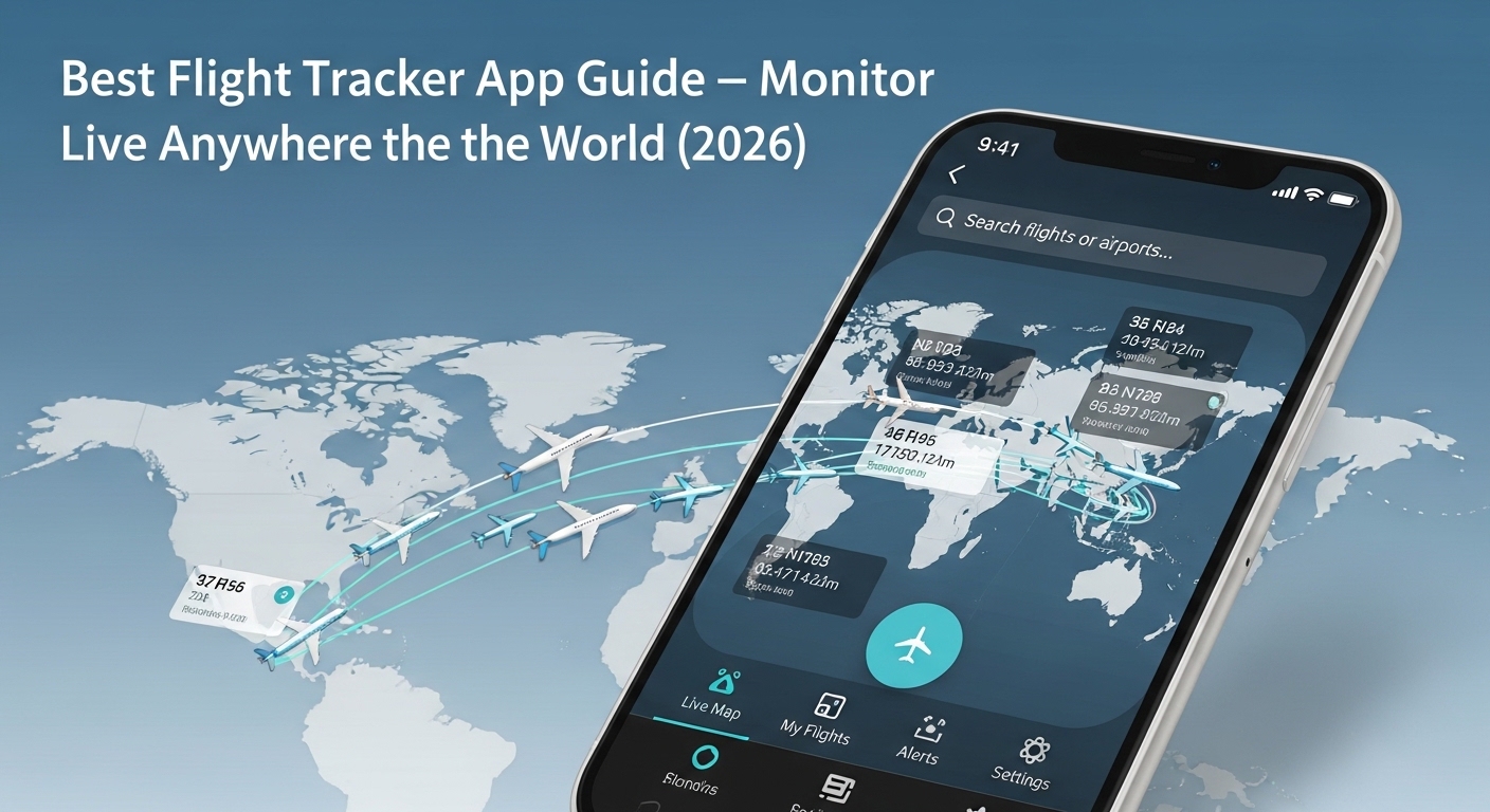 Best Flight Tracker App Guide – Monitor Flights Live Anywhere in the World (2026)