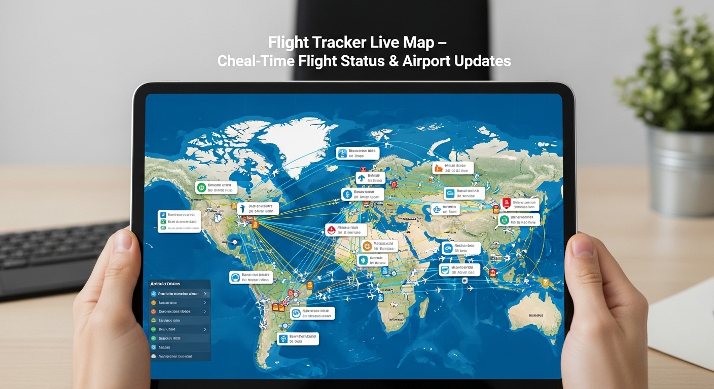 Flight Tracker Live Map – Check Real-Time Flight Status & Airport Updates
