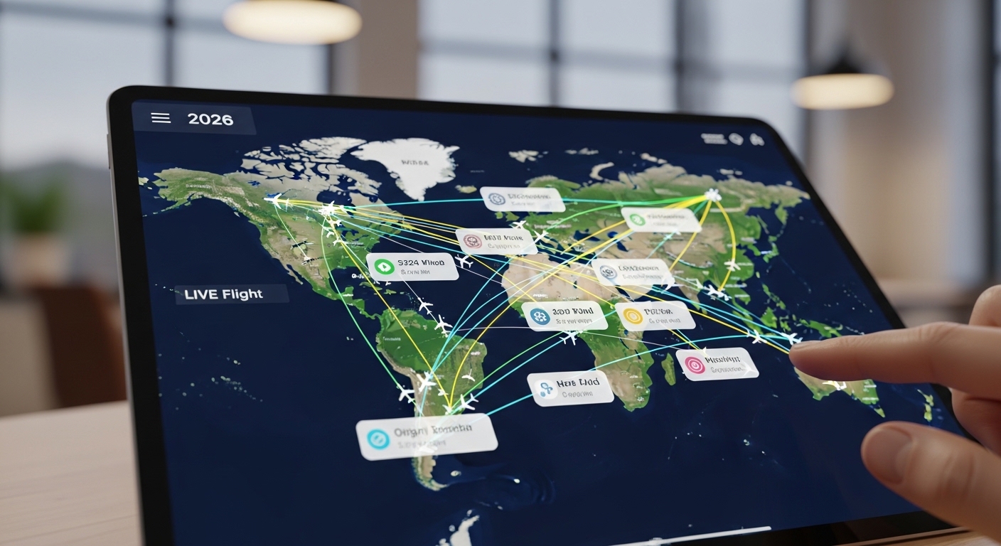 Live Flight Tracker Map  – The Ultimate Guide to Real-Time Aviation Tracking 2026