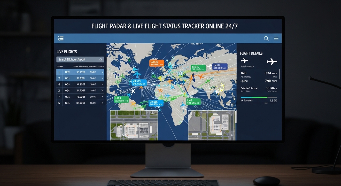 Flight Radar & Live Flight Status Tracker Online 24/7