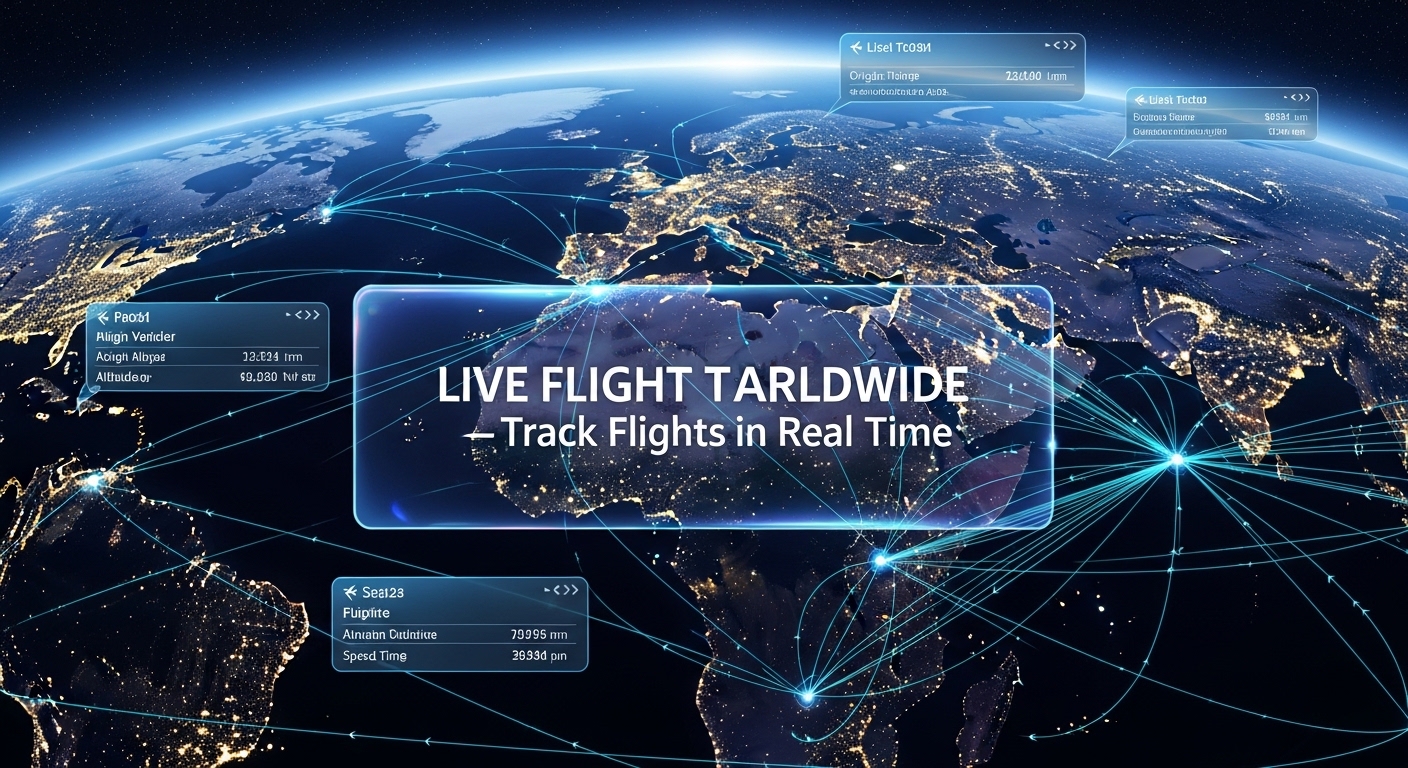 Live Flight Tracker Worldwide – Track Flights in Real Time