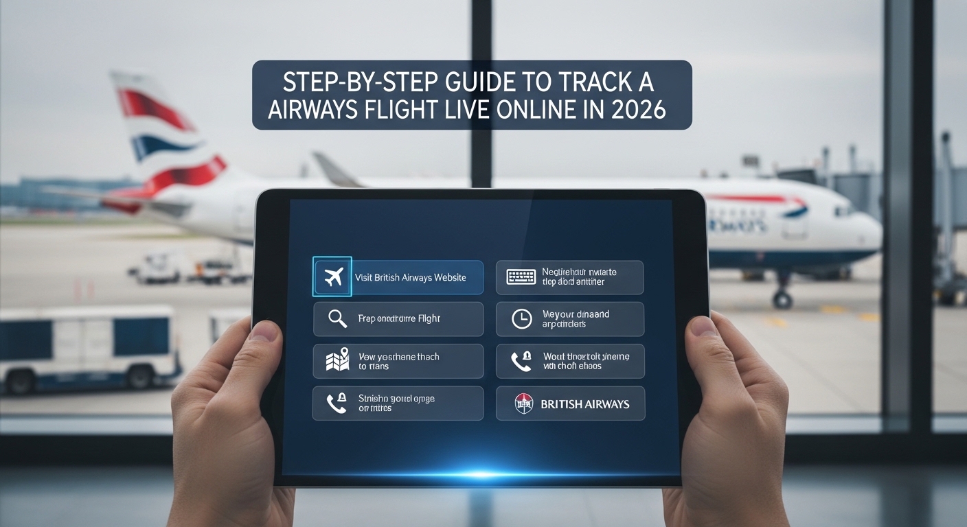 Step-by-Step Guide to Track a British Airways Flight Live Online in 2026